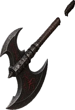 Axe, cut out of the image